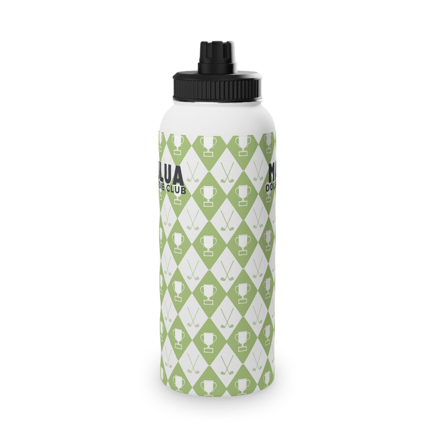 Argyle Champion Print Stainless Steel Sport Bottle