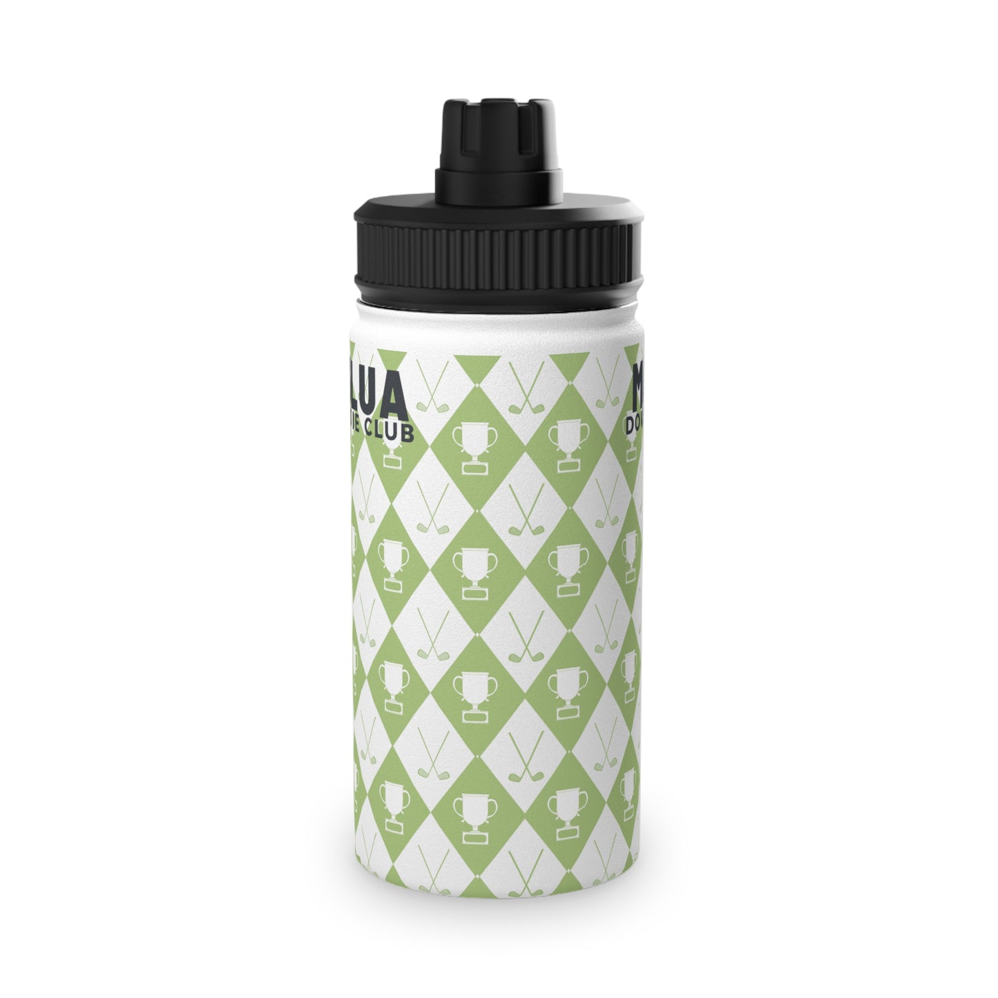 Argyle Champion Print Stainless Steel Sport Bottle