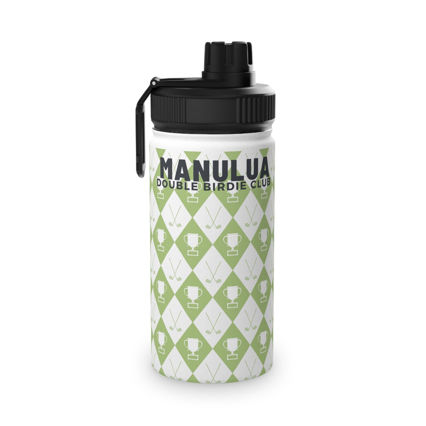 Argyle Champion Print Stainless Steel Sport Bottle