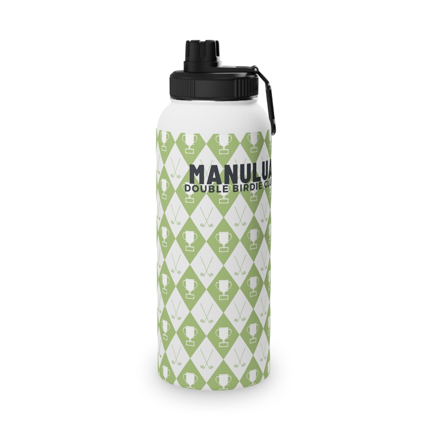 Argyle Champion Print Stainless Steel Sport Bottle