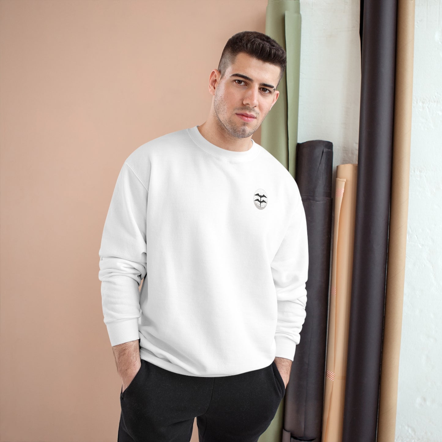 Thiccer the Calf.. Manulua on Champion Sweatshirt