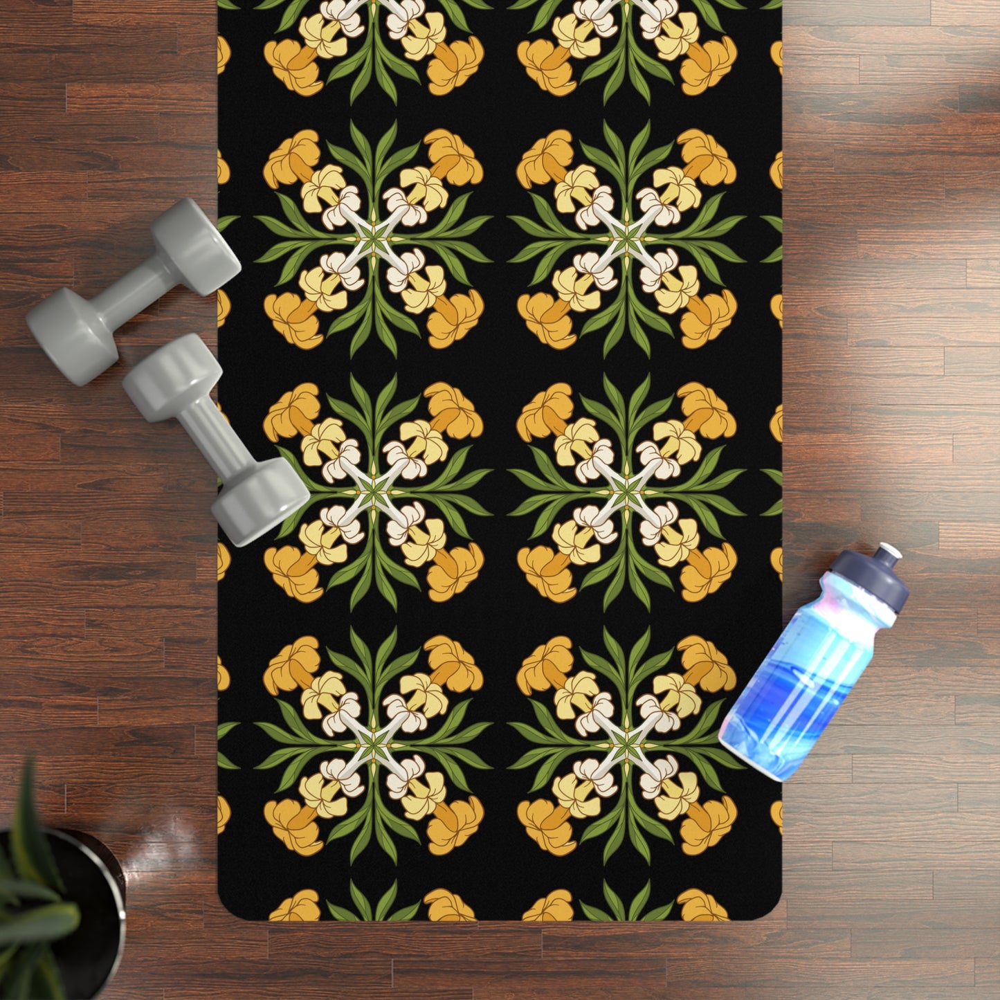 Puakenikeni Quilt Rubber Yoga Mat