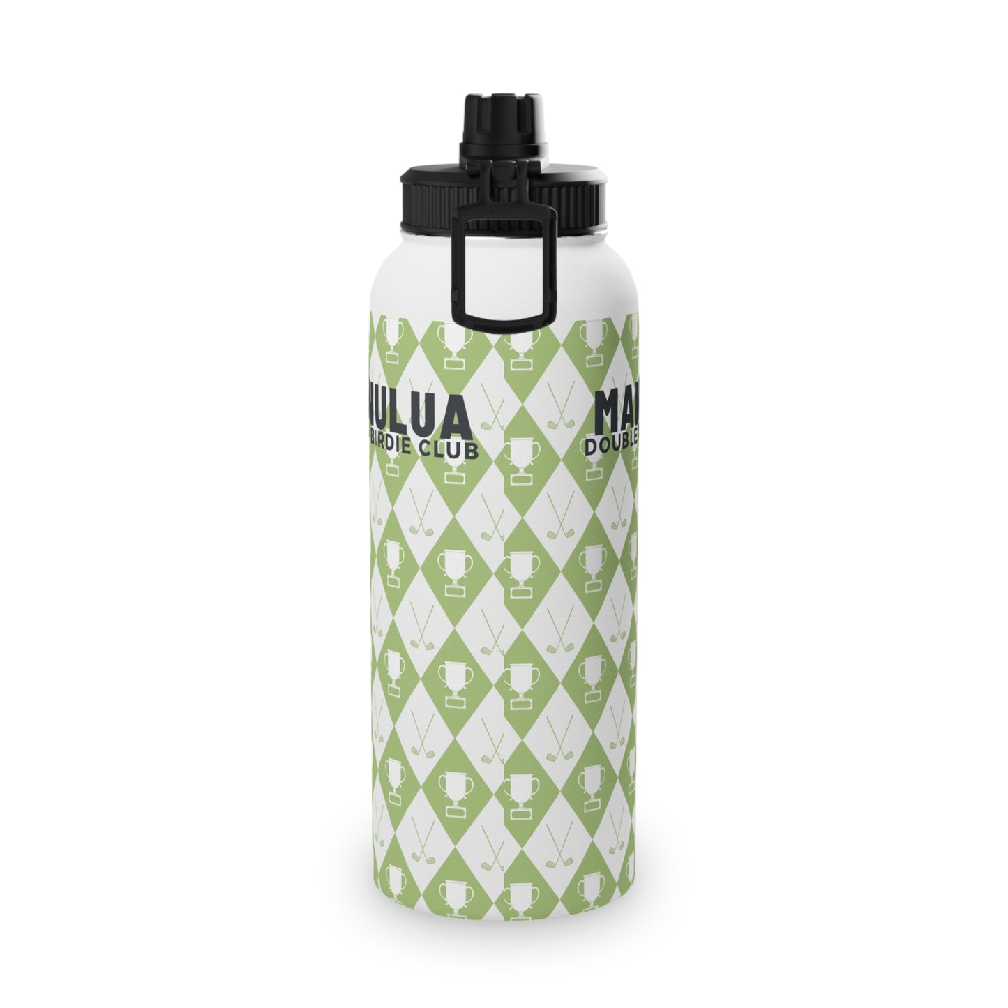 Argyle Champion Print Stainless Steel Sport Bottle