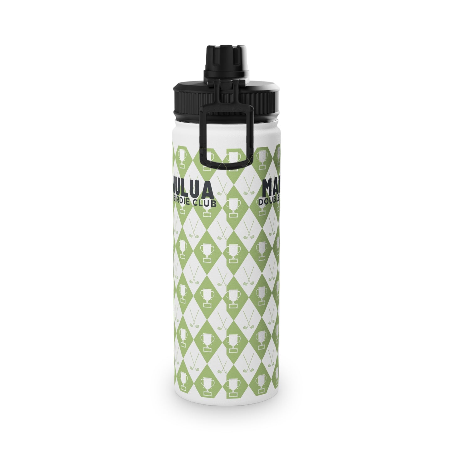 Argyle Champion Print Stainless Steel Sport Bottle