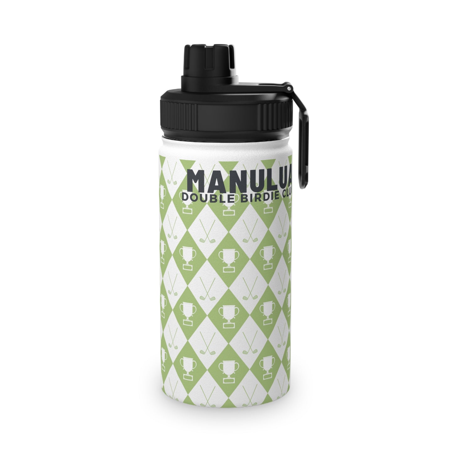 Argyle Champion Print Stainless Steel Sport Bottle